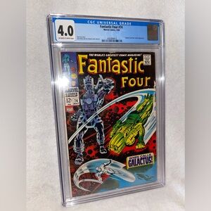 FANTASTIC FOUR #74 CGC 4.0 1968 Galactus & Silver Surfer Cover Marvel Comics